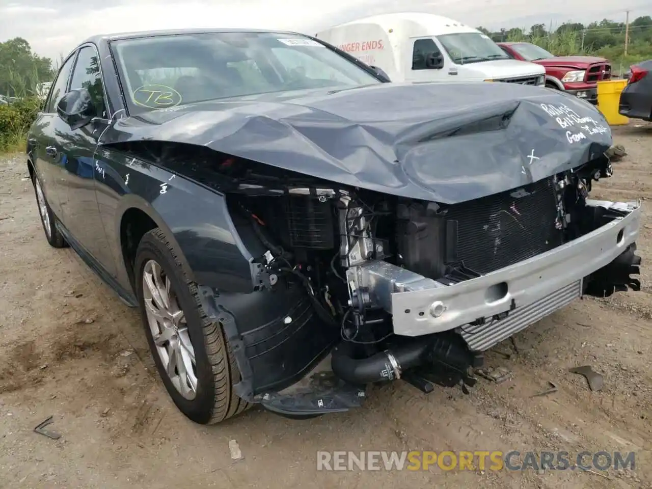 1 Photograph of a damaged car WAUABAF45MA026380 AUDI A4 2021