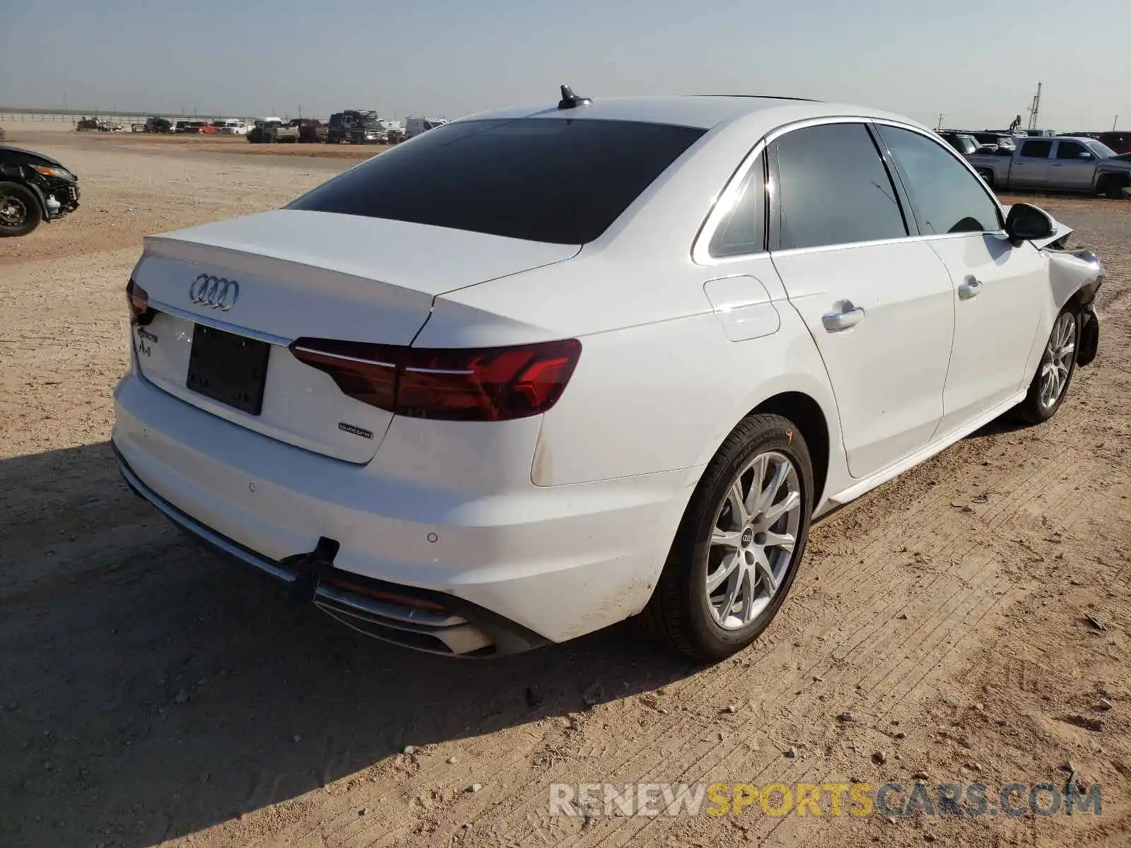 4 Photograph of a damaged car WAUABAF46MA055306 AUDI A4 2021