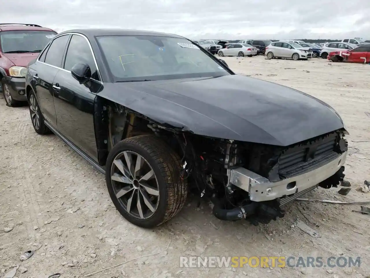 1 Photograph of a damaged car WAUABAF46MN006227 AUDI A4 2021