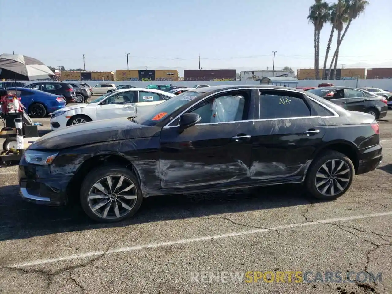 9 Photograph of a damaged car WAUABAF47MA034531 AUDI A4 2021