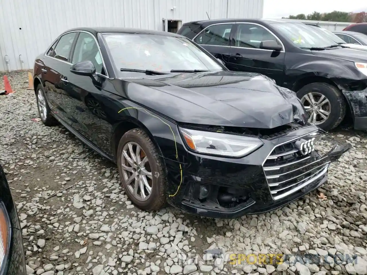 1 Photograph of a damaged car WAUABAF47MN005958 AUDI A4 2021