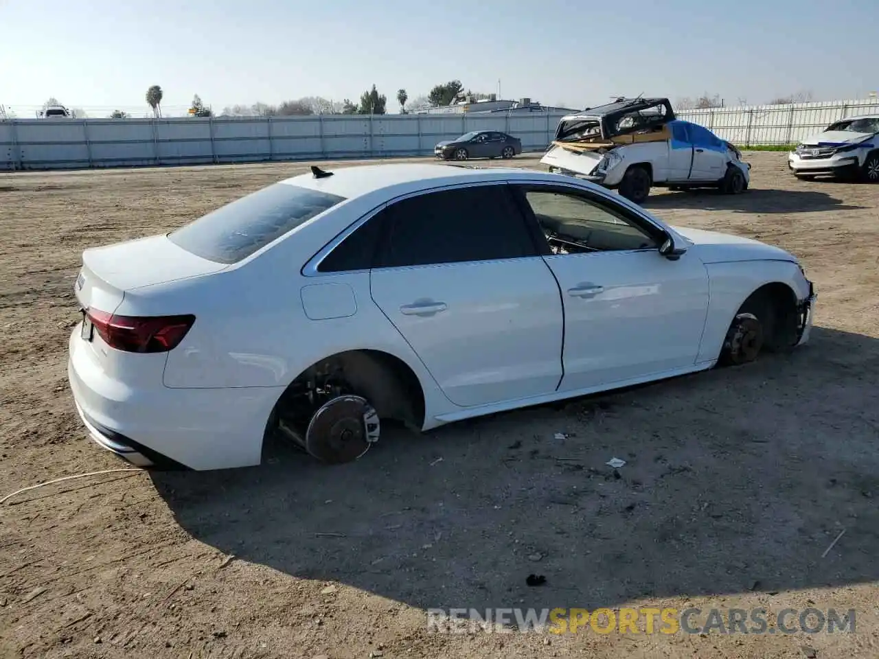 3 Photograph of a damaged car WAUABAF49MN007579 AUDI A4 2021