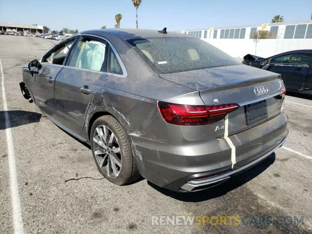 3 Photograph of a damaged car WAUABAF49MN014368 AUDI A4 2021