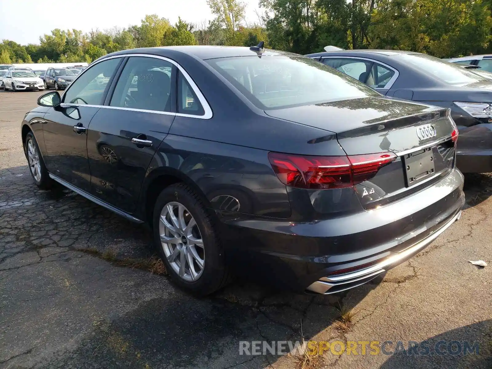 3 Photograph of a damaged car WAUABAF4XMA052148 AUDI A4 2021