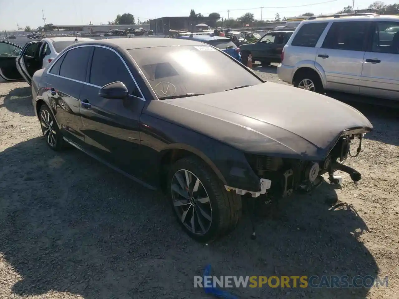 1 Photograph of a damaged car WAUBBAF40MN006955 AUDI A4 2021