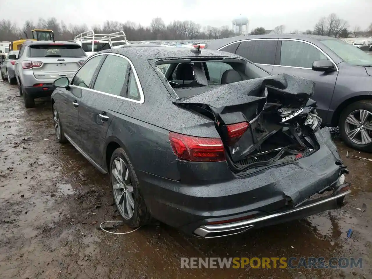 3 Photograph of a damaged car WAUBBAF43MA041786 AUDI A4 2021