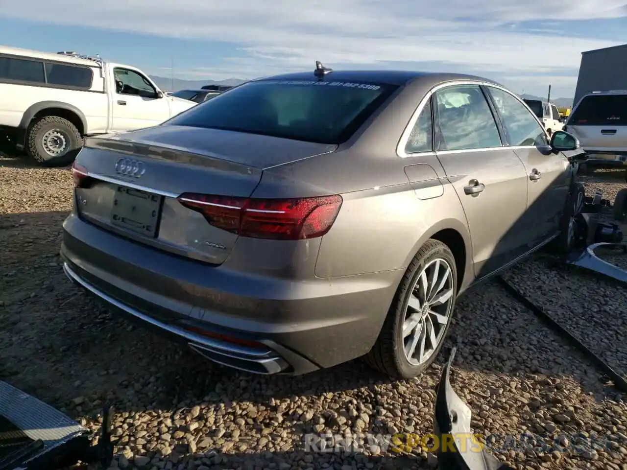 4 Photograph of a damaged car WAUBBAF44MN012712 AUDI A4 2021