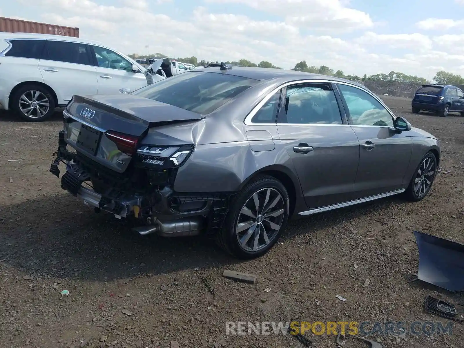 4 Photograph of a damaged car WAUBBAF45MA026738 AUDI A4 2021