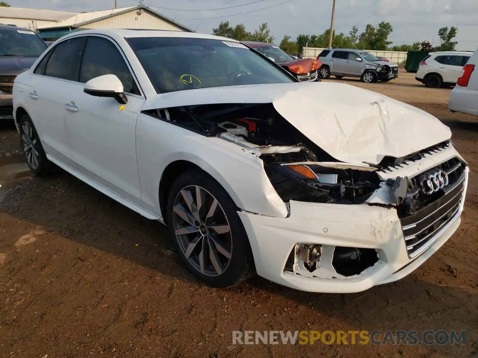 1 Photograph of a damaged car WAUBBAF46MA041135 AUDI A4 2021