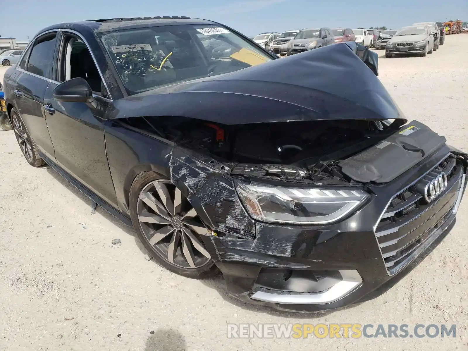 1 Photograph of a damaged car WAUBBAF48MN003821 AUDI A4 2021