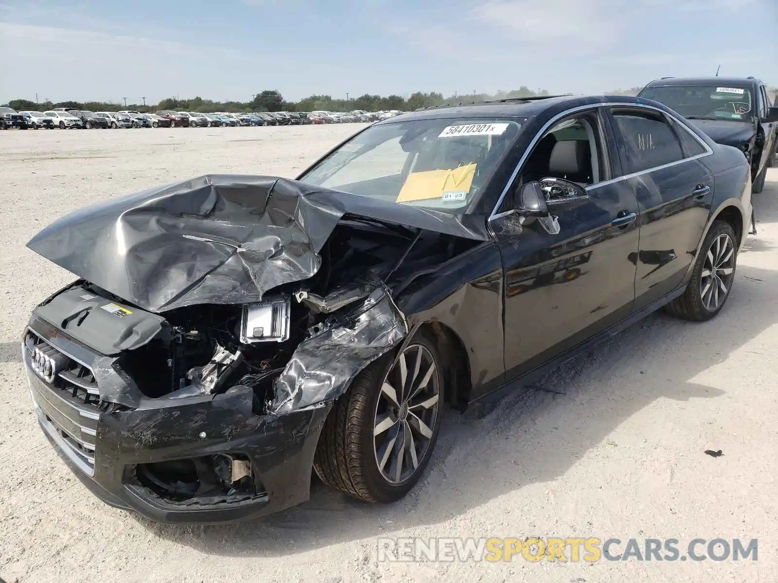 2 Photograph of a damaged car WAUBBAF48MN003821 AUDI A4 2021