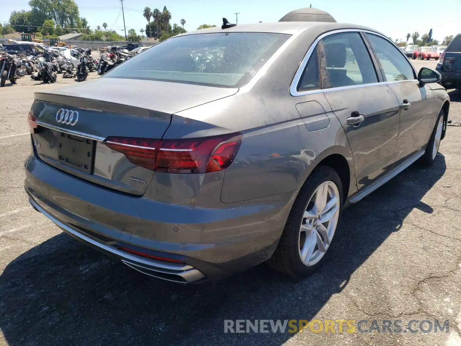 4 Photograph of a damaged car WAUDAAF42MA030290 AUDI A4 2021