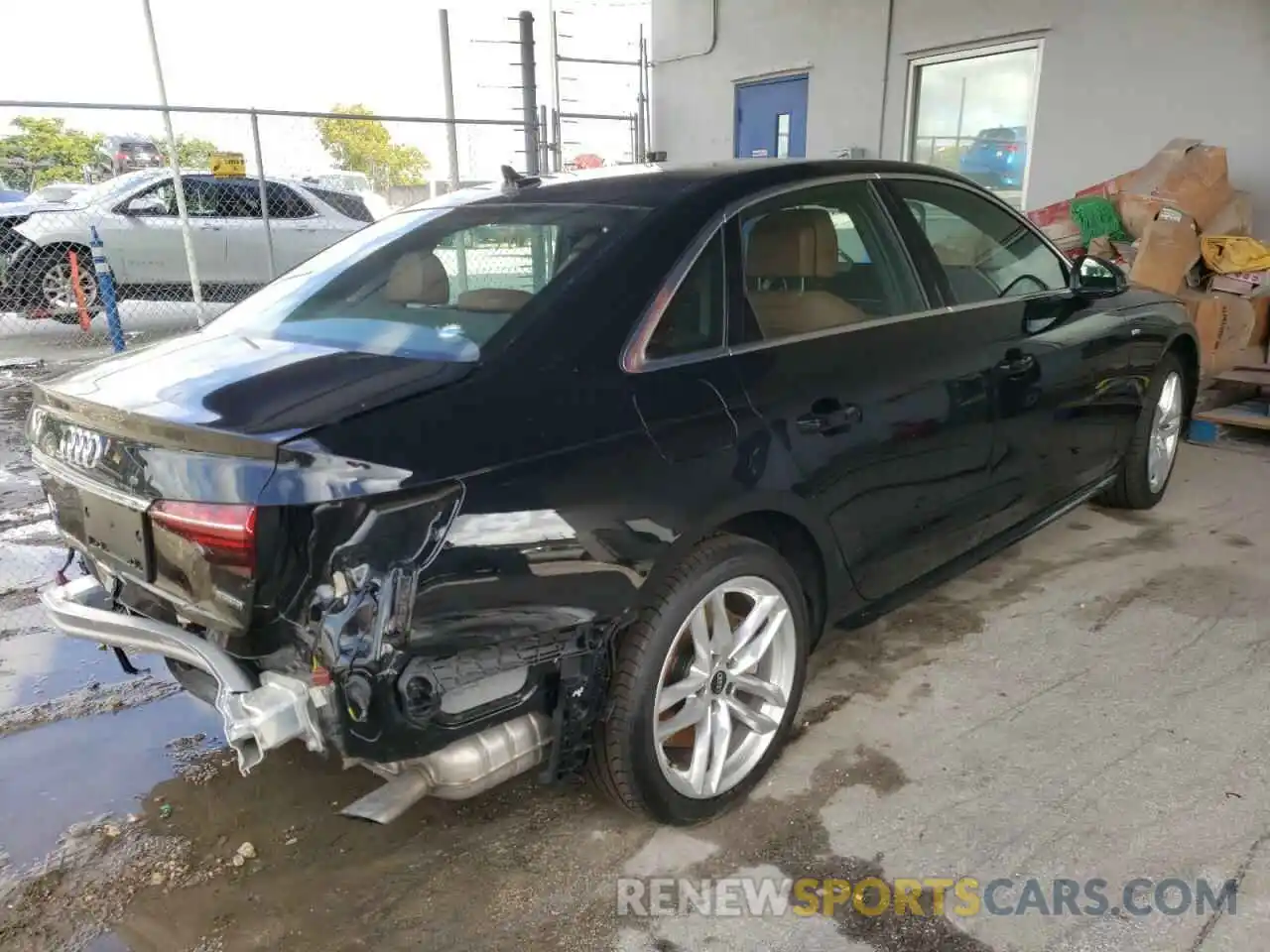 4 Photograph of a damaged car WAUDAAF45MA030784 AUDI A4 2021