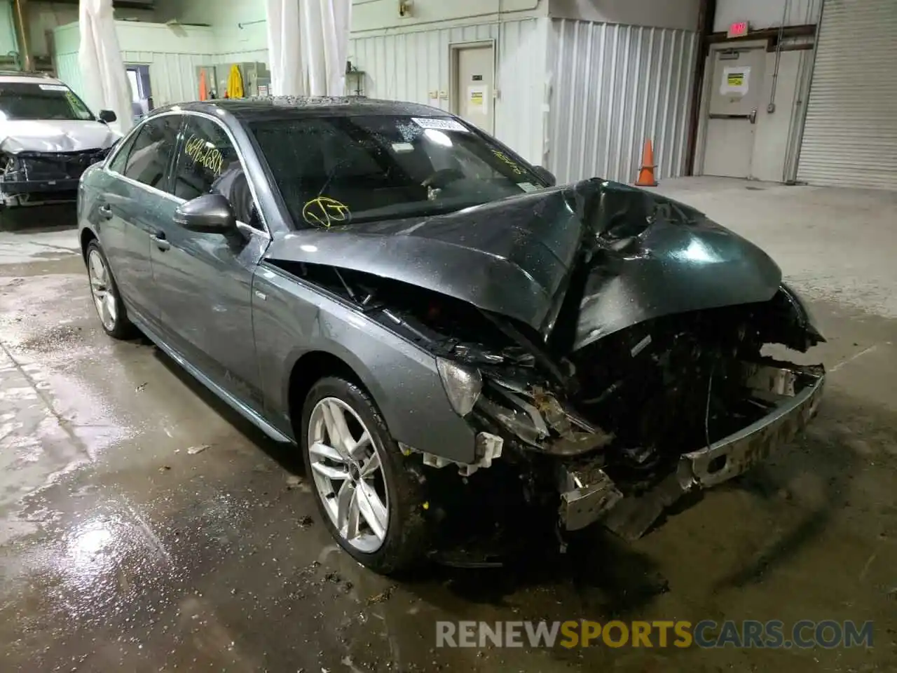 1 Photograph of a damaged car WAUDAAF47MN008228 AUDI A4 2021