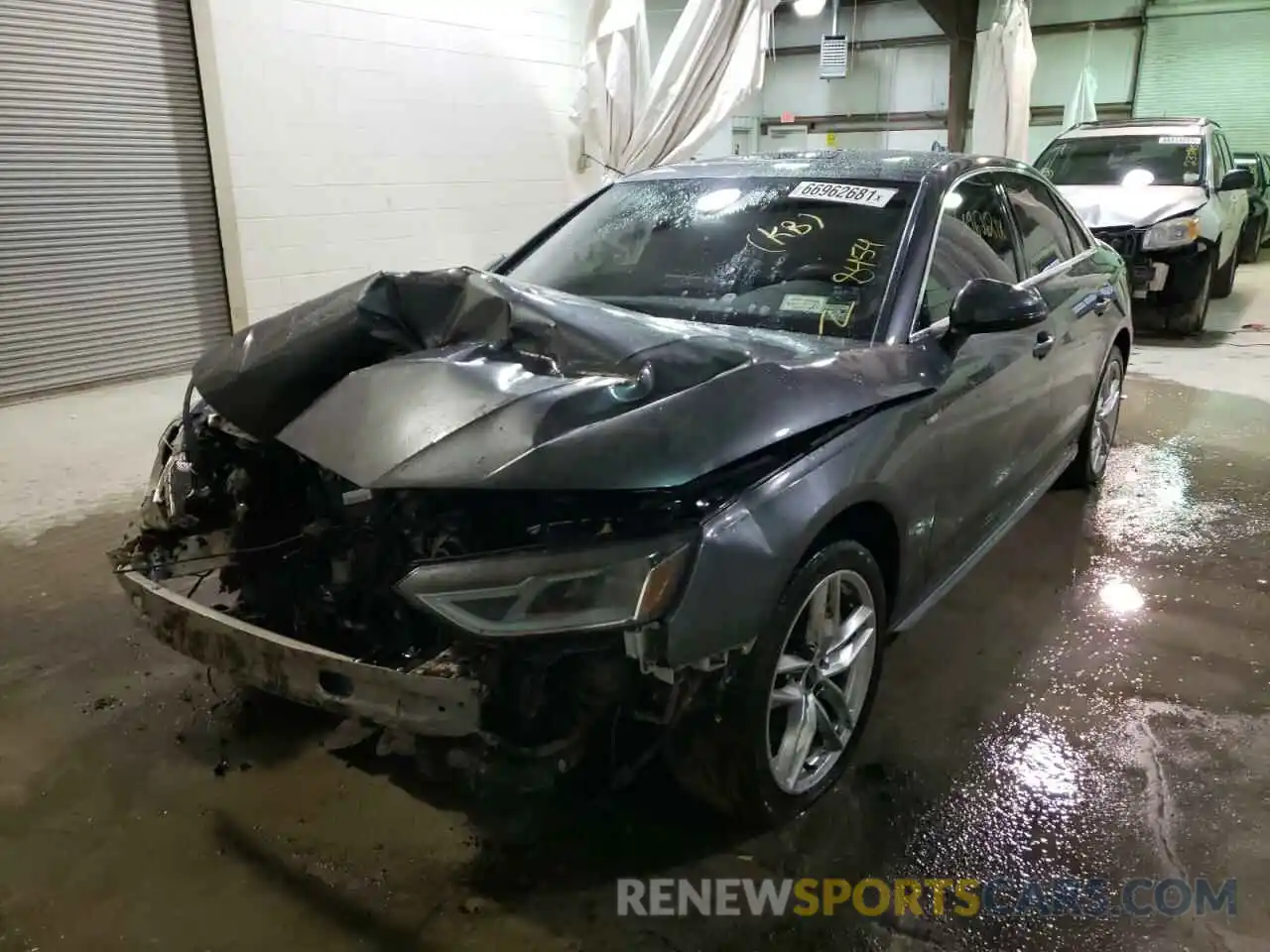 2 Photograph of a damaged car WAUDAAF47MN008228 AUDI A4 2021