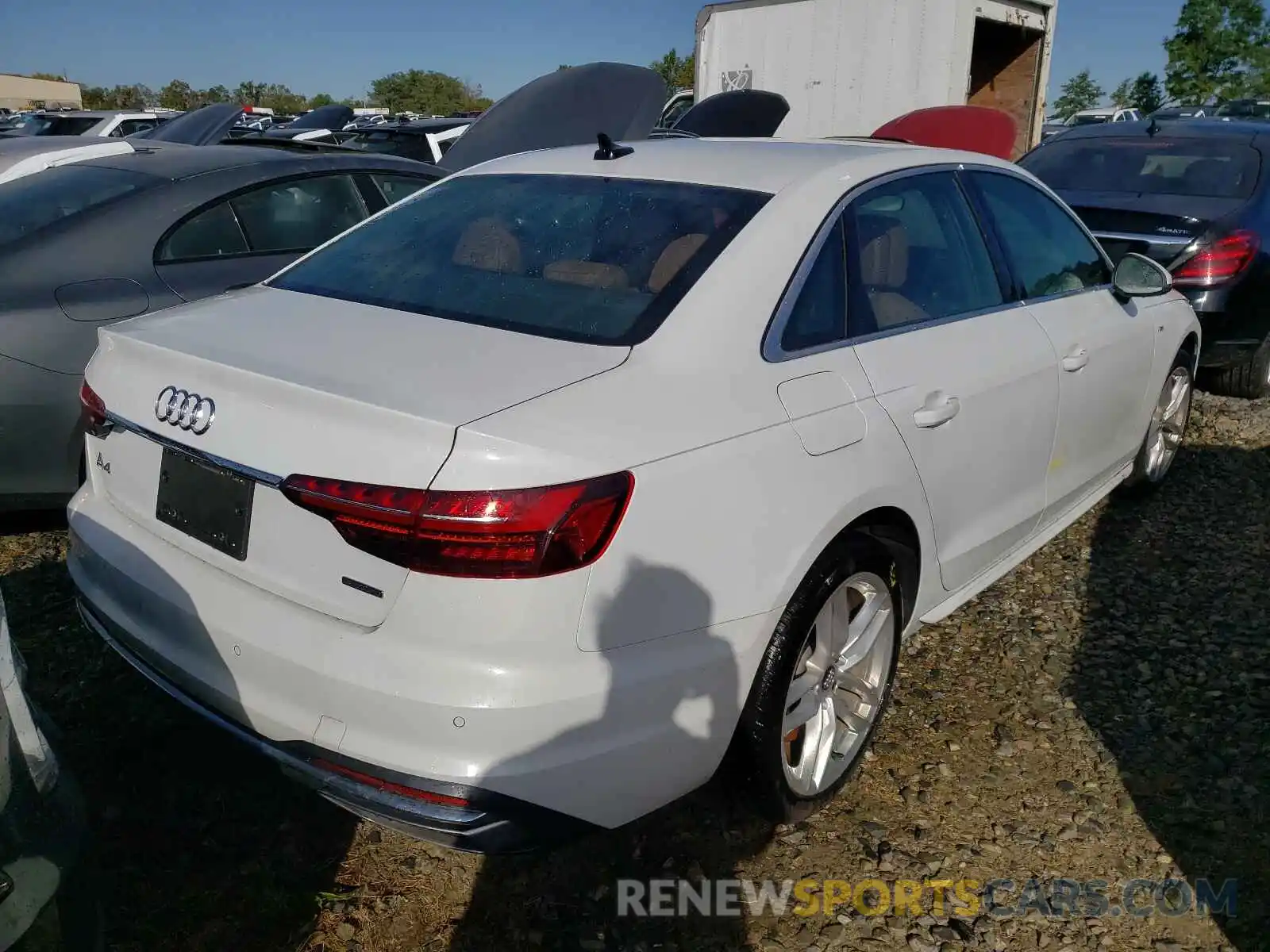 4 Photograph of a damaged car WAUDAAF49MA018380 AUDI A4 2021