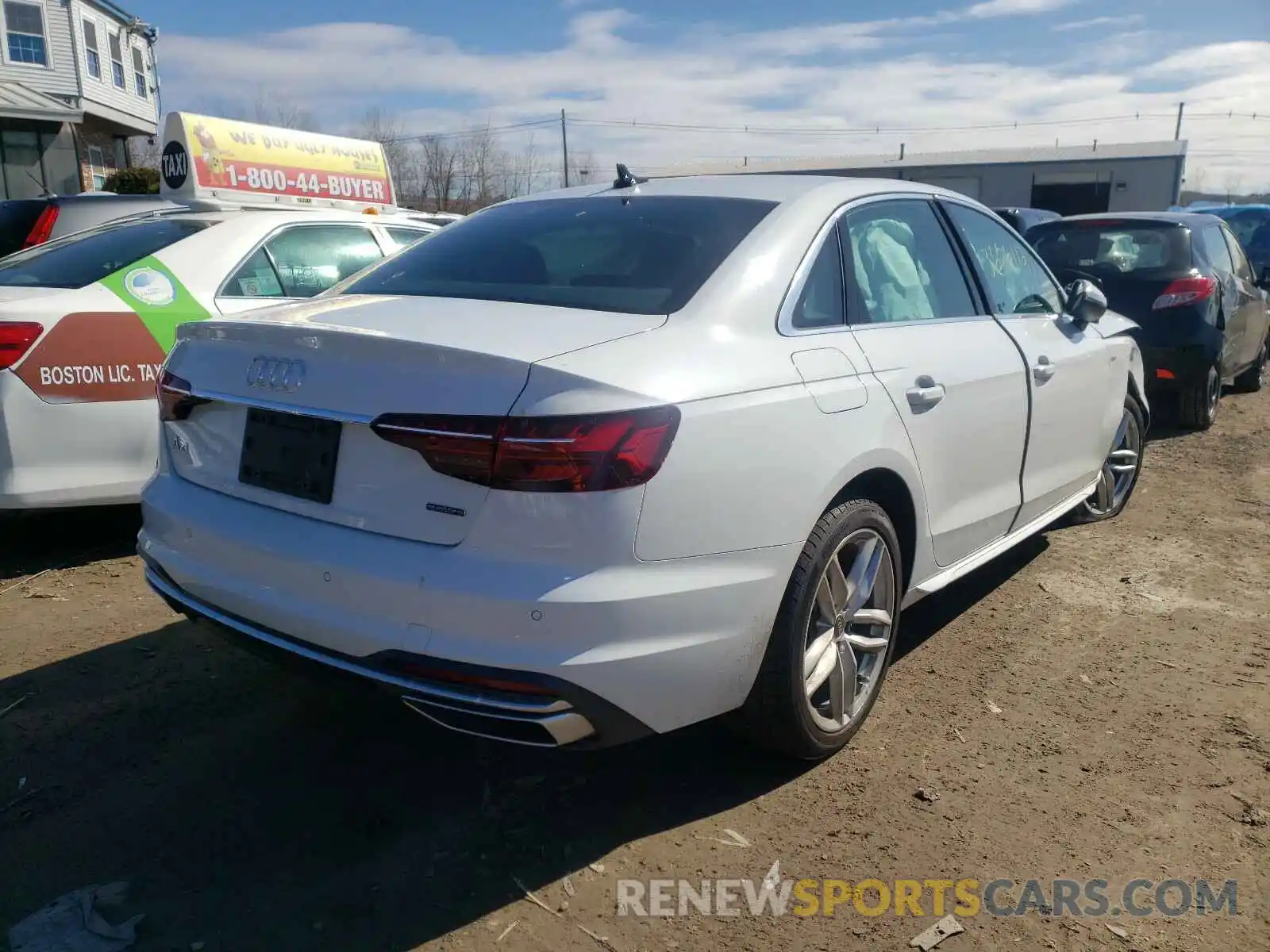 4 Photograph of a damaged car WAUDAAF49MN007498 AUDI A4 2021