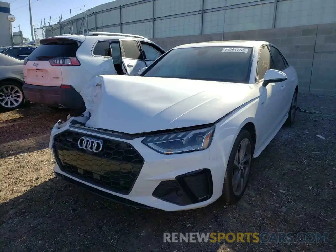 2 Photograph of a damaged car WAUEAAF40MA022774 AUDI A4 2021