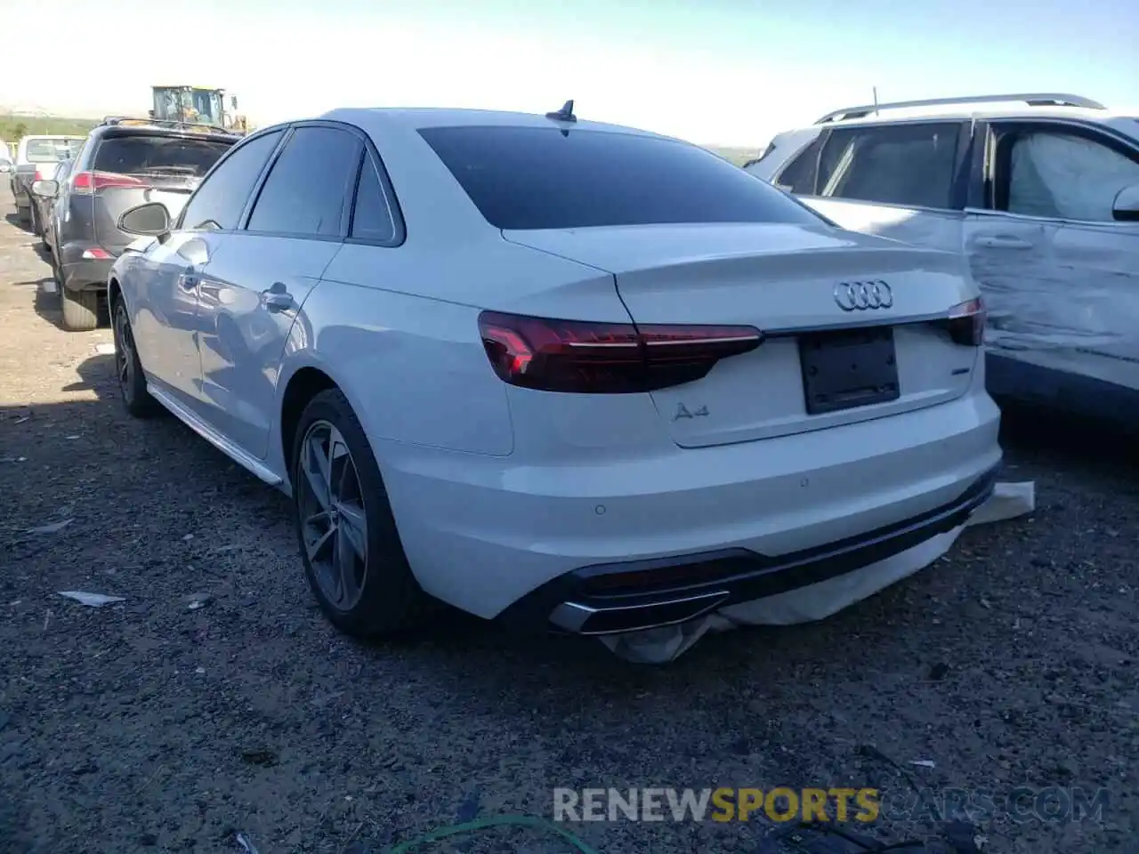 3 Photograph of a damaged car WAUEAAF40MA022774 AUDI A4 2021