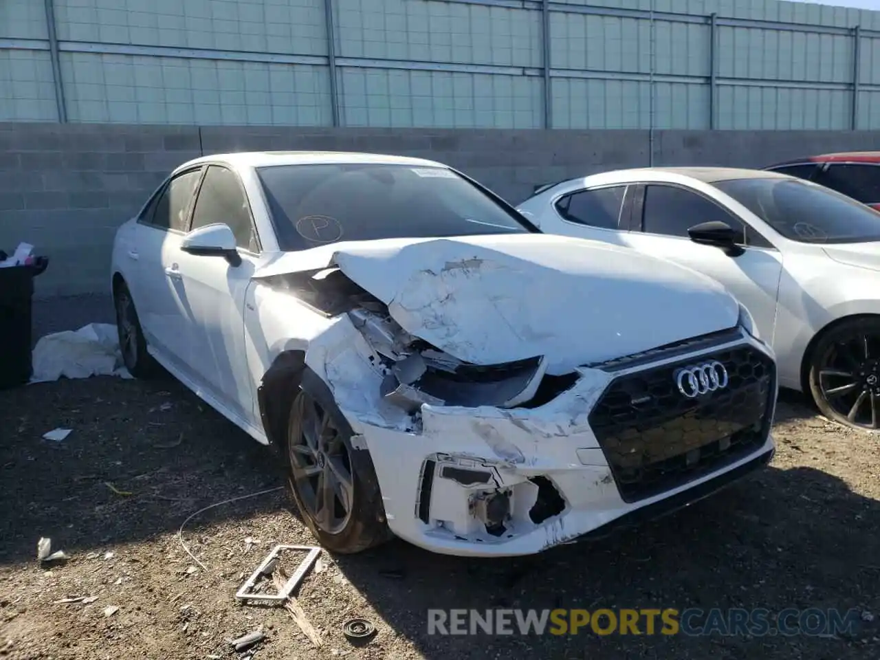 9 Photograph of a damaged car WAUEAAF40MA022774 AUDI A4 2021