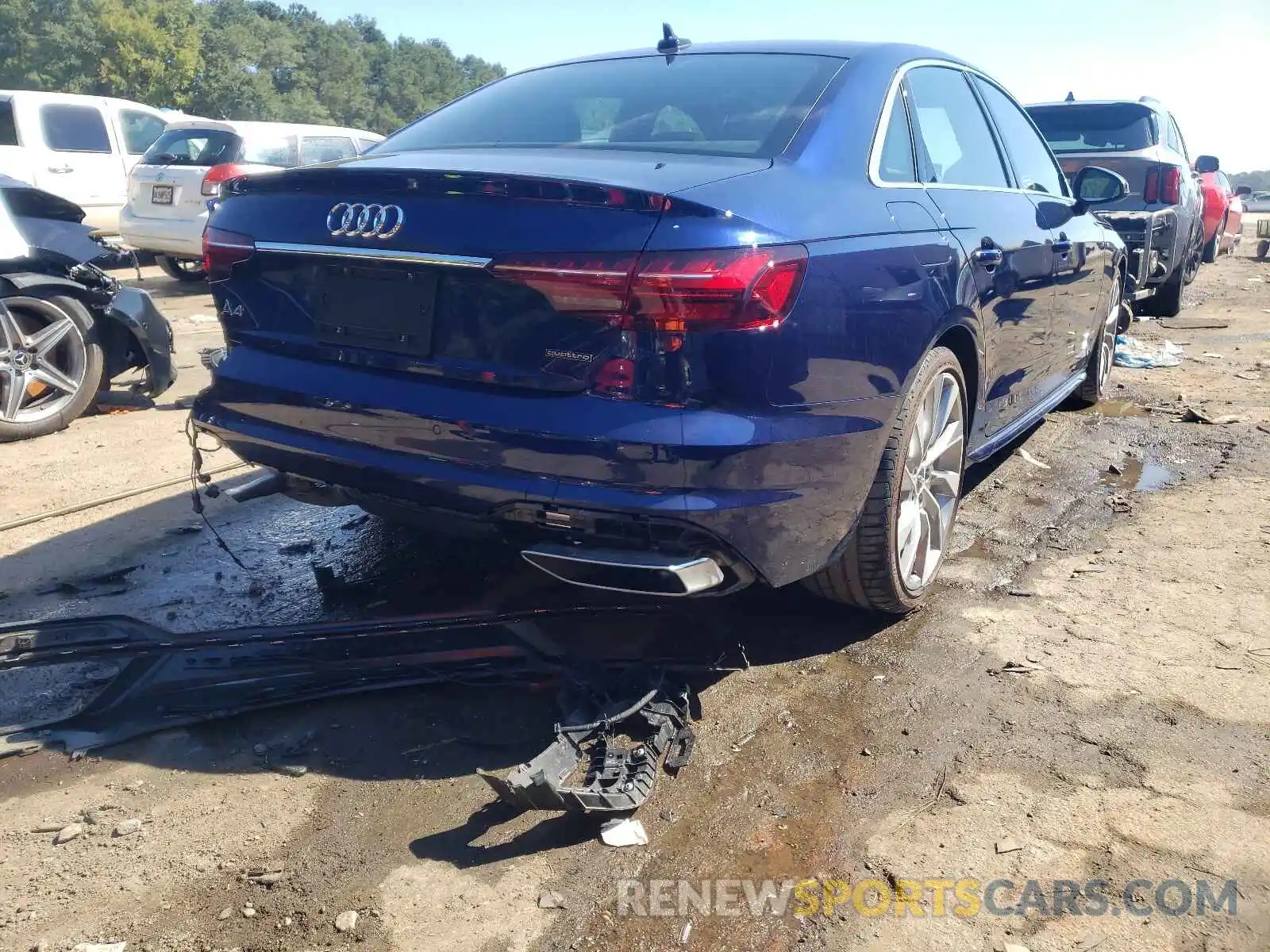 4 Фотография поврежденного автомобиля WAUEAAF40MA026257 AUDI A4 2021