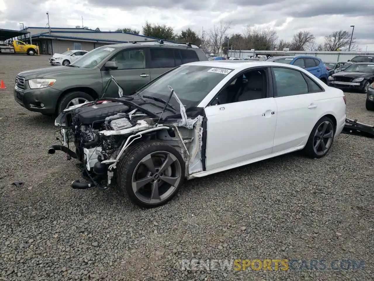 1 Photograph of a damaged car WAUEAAF40MA086748 AUDI A4 2021