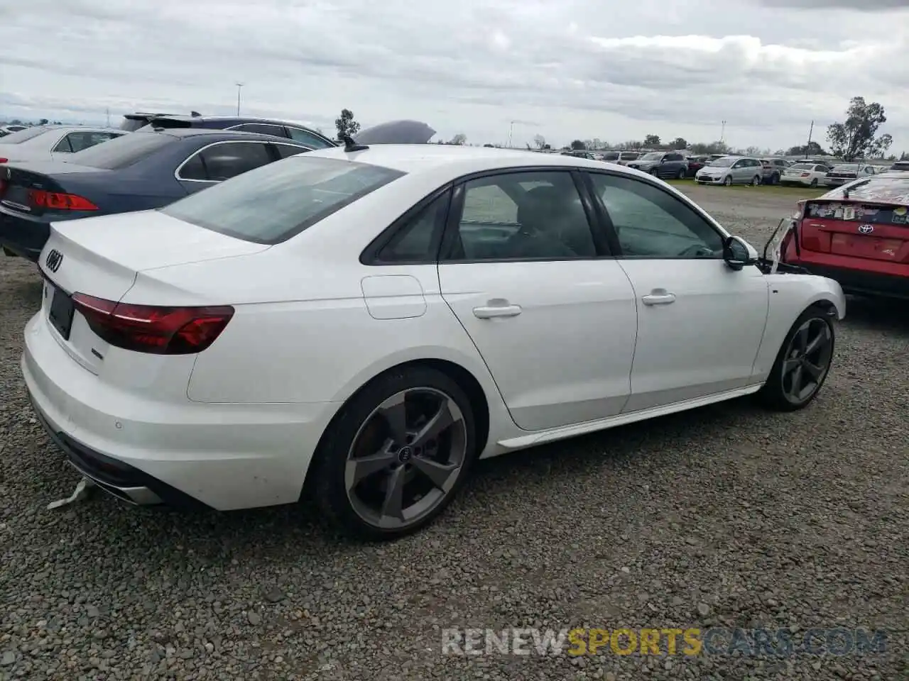 3 Photograph of a damaged car WAUEAAF40MA086748 AUDI A4 2021