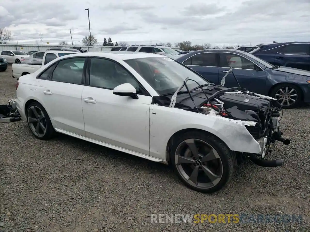 4 Photograph of a damaged car WAUEAAF40MA086748 AUDI A4 2021