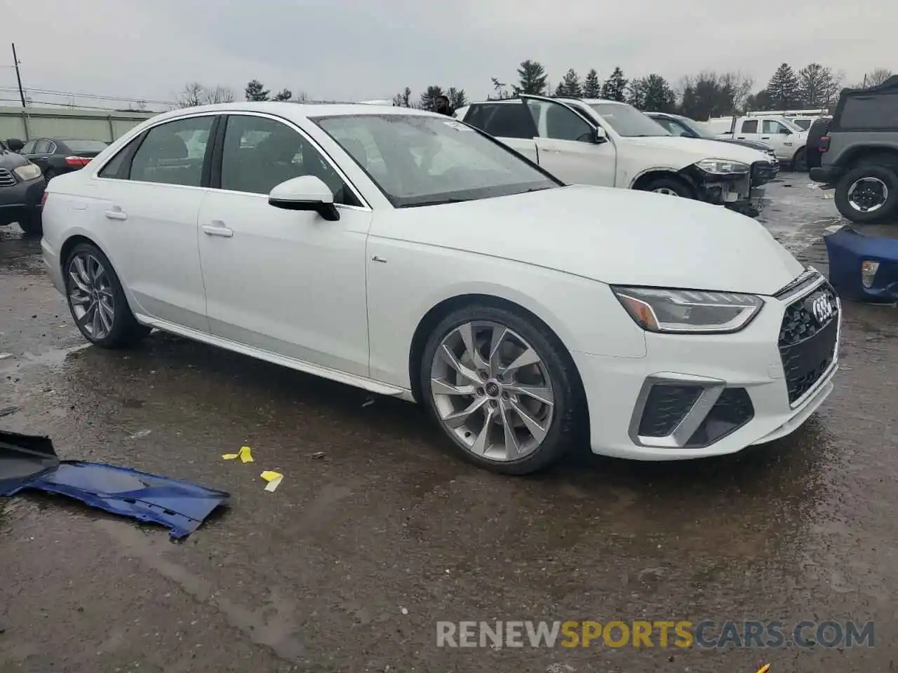 4 Photograph of a damaged car WAUEAAF41MA079291 AUDI A4 2021