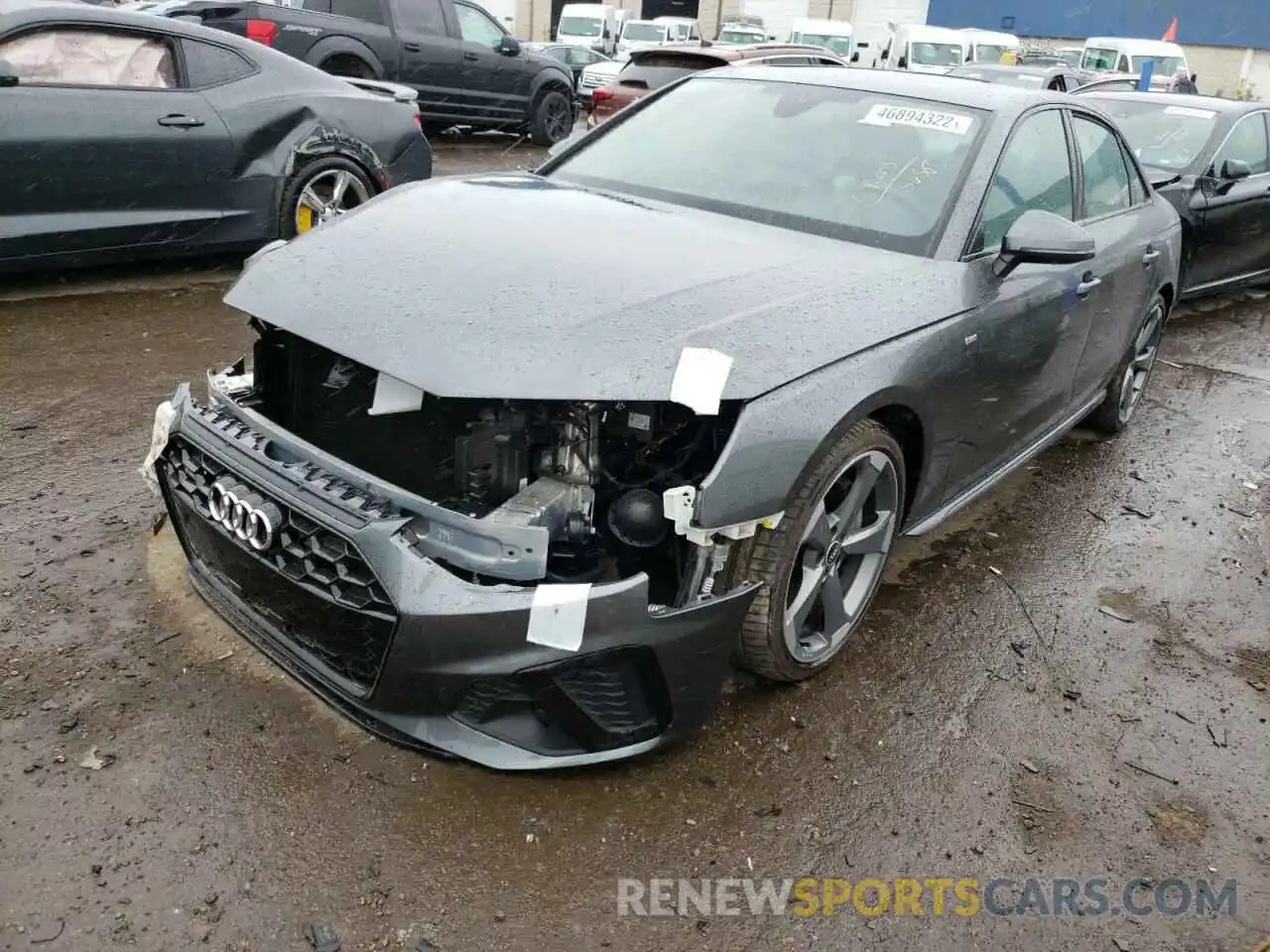 2 Photograph of a damaged car WAUEAAF41MN010349 AUDI A4 2021