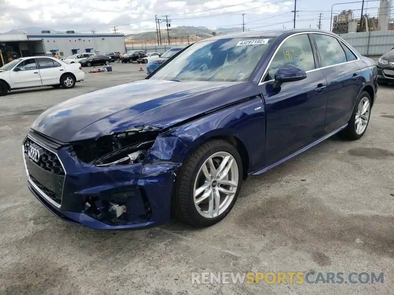 2 Photograph of a damaged car WAUEAAF41MN010822 AUDI A4 2021