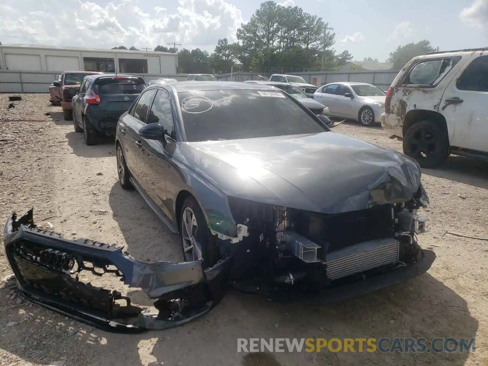 1 Photograph of a damaged car WAUEAAF42MA030066 AUDI A4 2021