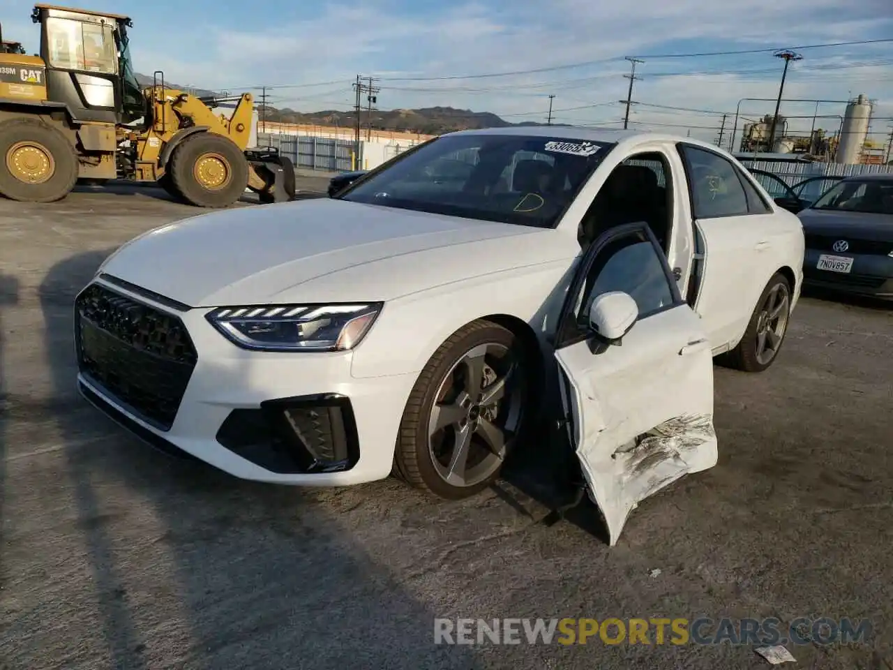 2 Photograph of a damaged car WAUEAAF42MN012823 AUDI A4 2021