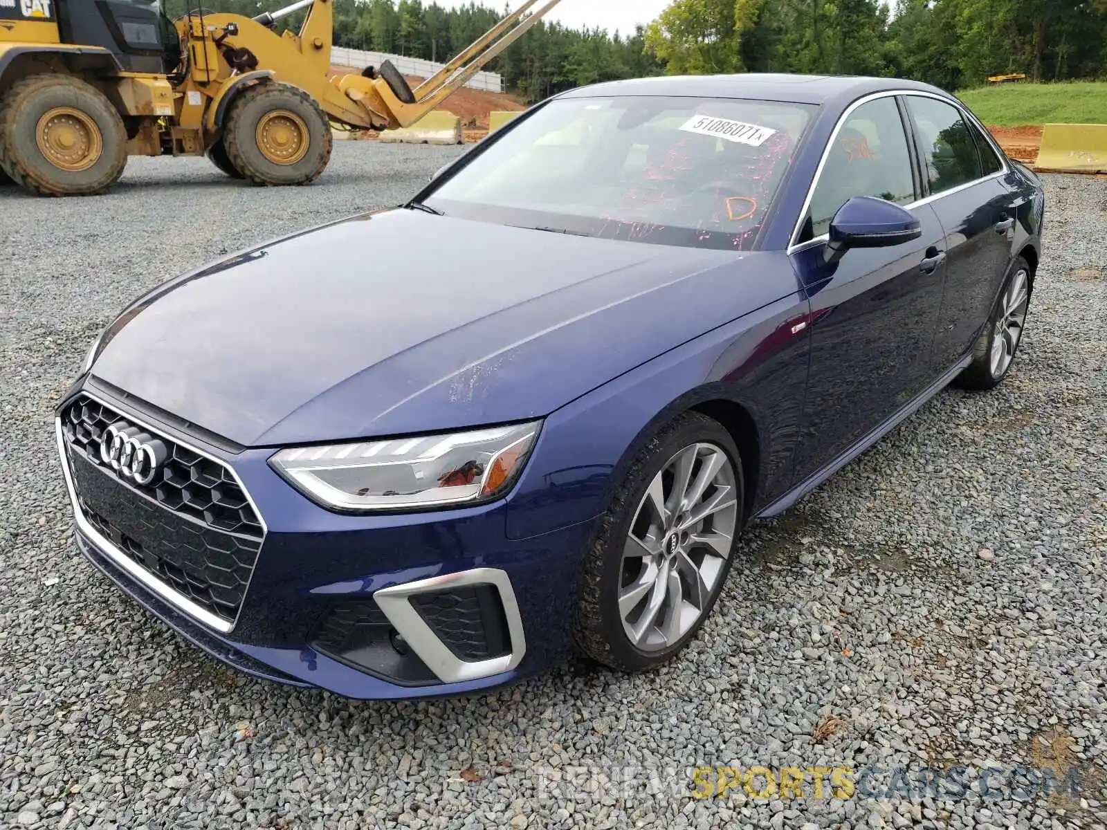 2 Photograph of a damaged car WAUEAAF43MN005542 AUDI A4 2021