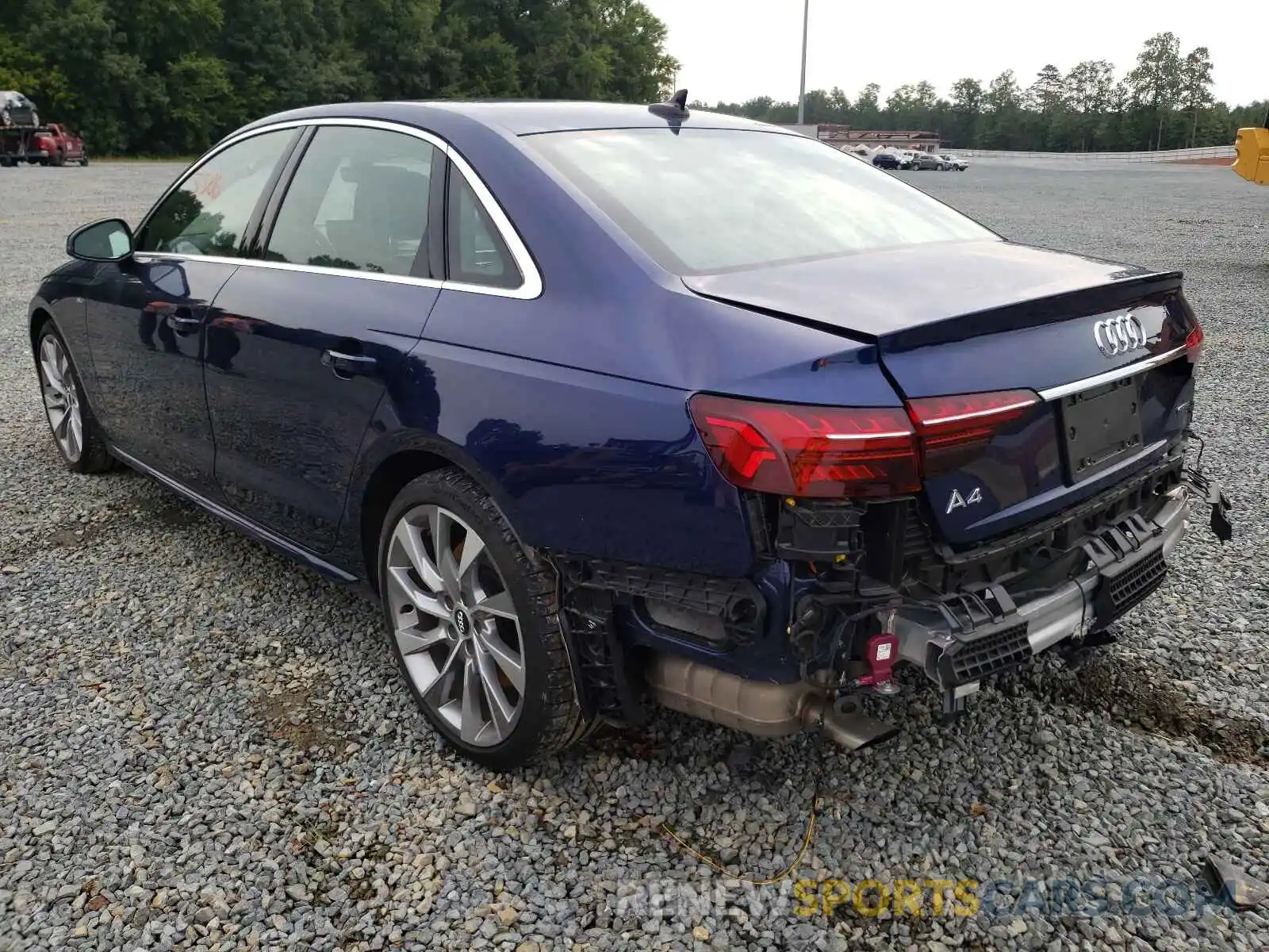 3 Photograph of a damaged car WAUEAAF43MN005542 AUDI A4 2021