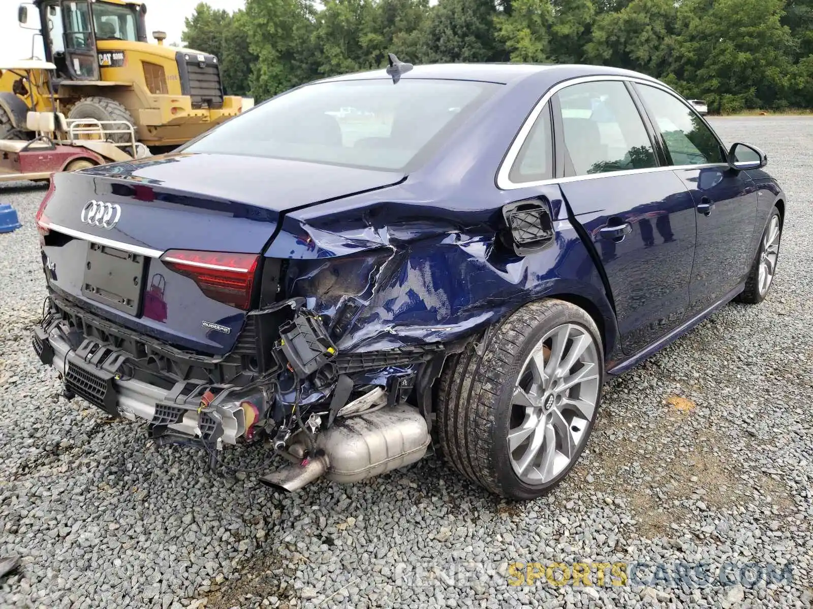 4 Photograph of a damaged car WAUEAAF43MN005542 AUDI A4 2021