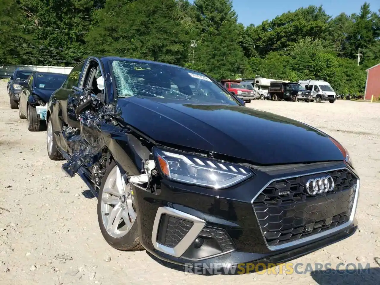 1 Photograph of a damaged car WAUEAAF44MA012815 AUDI A4 2021