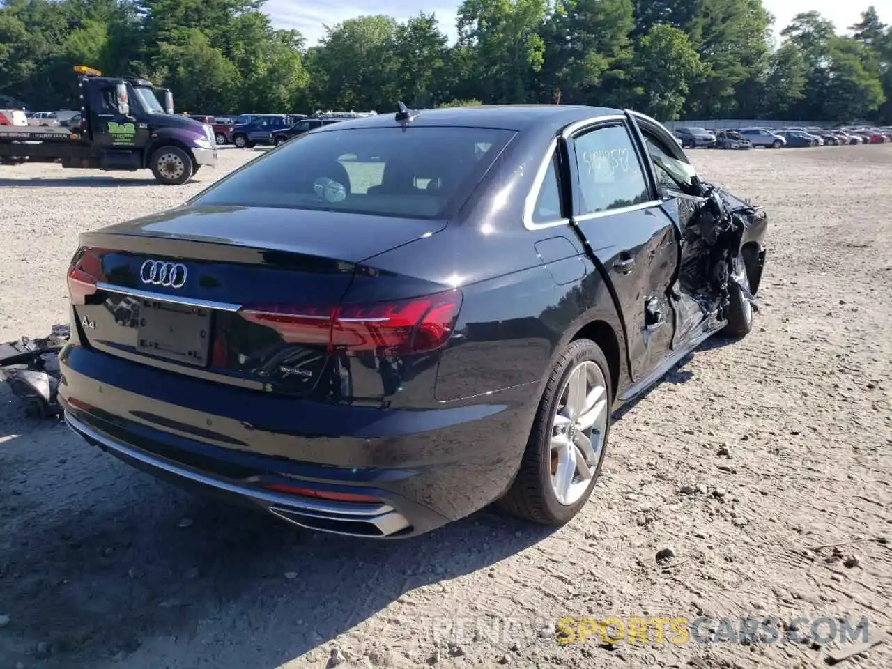 4 Photograph of a damaged car WAUEAAF44MA012815 AUDI A4 2021