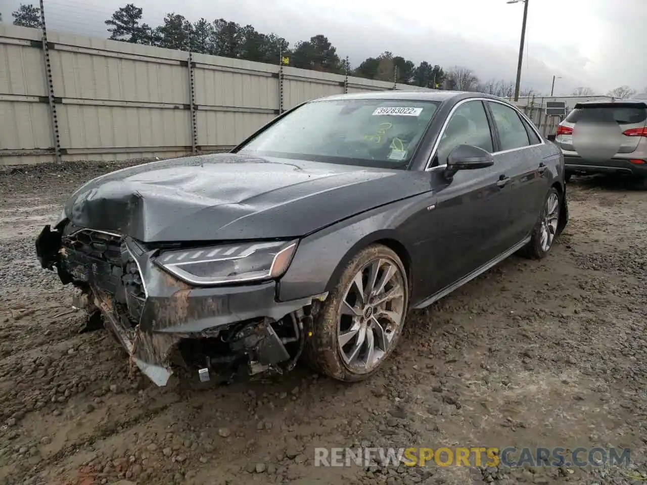 2 Photograph of a damaged car WAUEAAF44MA016430 AUDI A4 2021