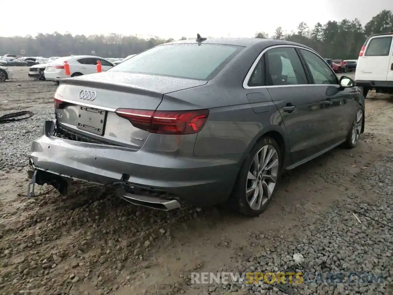 4 Фотография поврежденного автомобиля WAUEAAF44MA016430 AUDI A4 2021