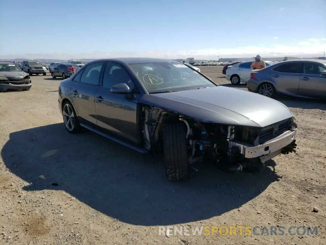 1 Photograph of a damaged car WAUEAAF44MA017142 AUDI A4 2021