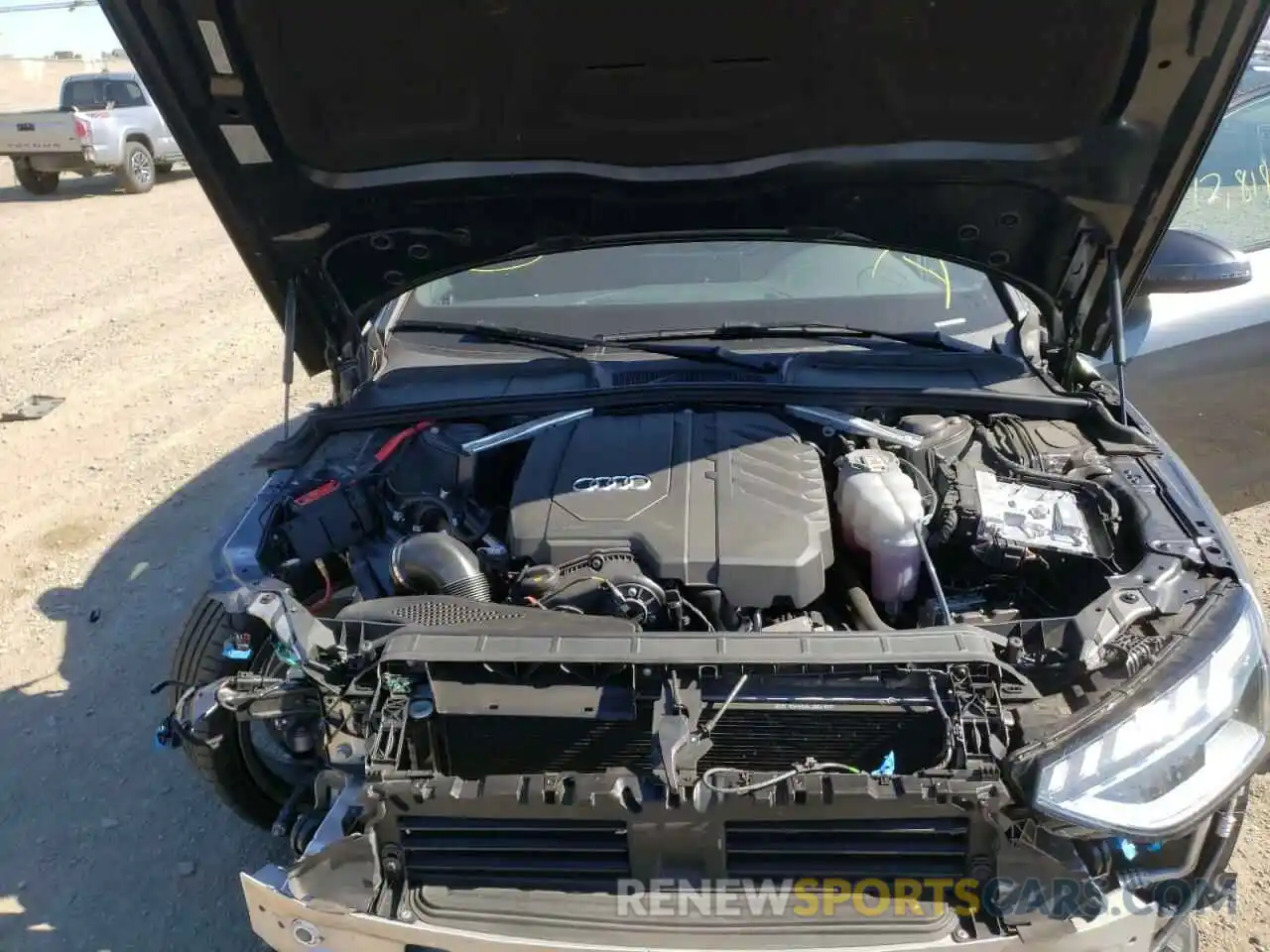 7 Photograph of a damaged car WAUEAAF44MA017142 AUDI A4 2021