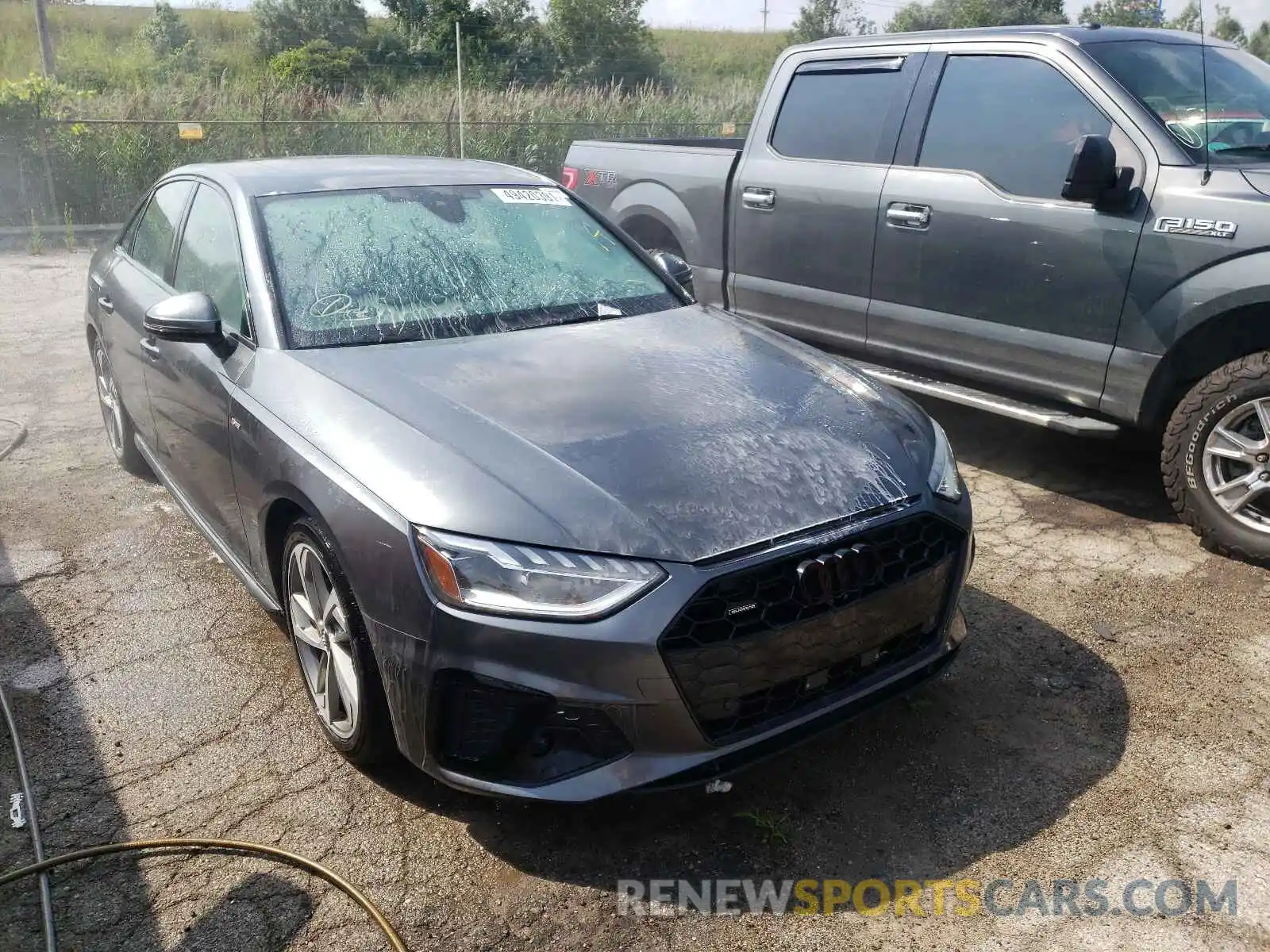 1 Photograph of a damaged car WAUEAAF44MA030909 AUDI A4 2021