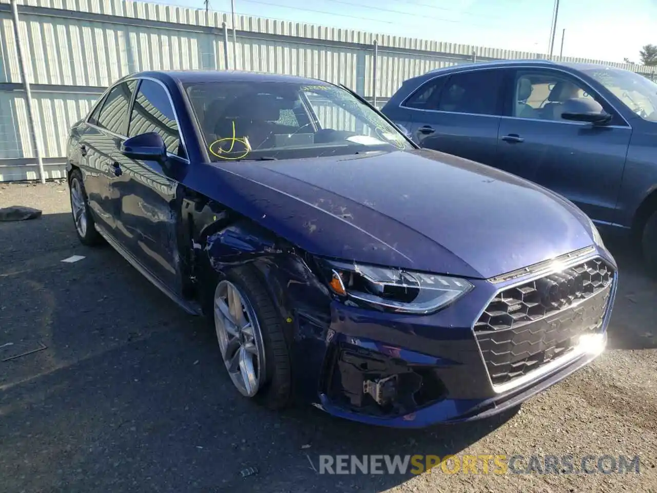 1 Photograph of a damaged car WAUEAAF44MA039223 AUDI A4 2021