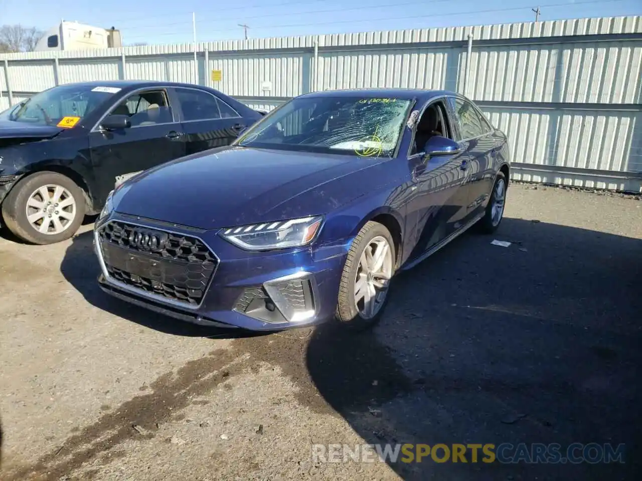 2 Photograph of a damaged car WAUEAAF44MA039223 AUDI A4 2021