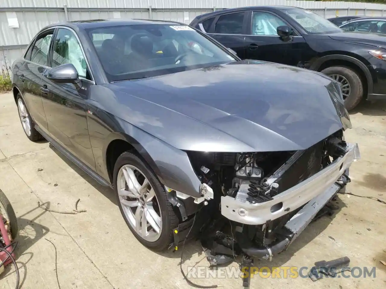 1 Photograph of a damaged car WAUEAAF45MA019207 AUDI A4 2021