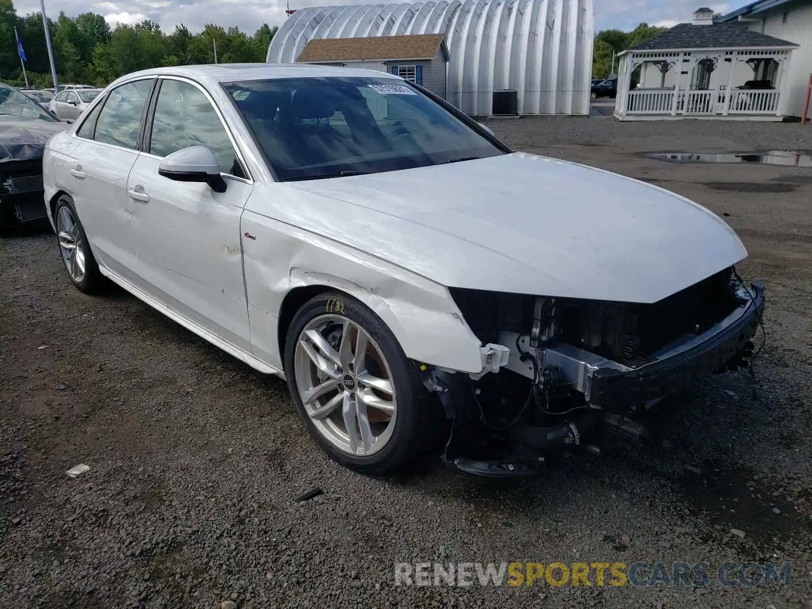 1 Photograph of a damaged car WAUEAAF45MA050876 AUDI A4 2021