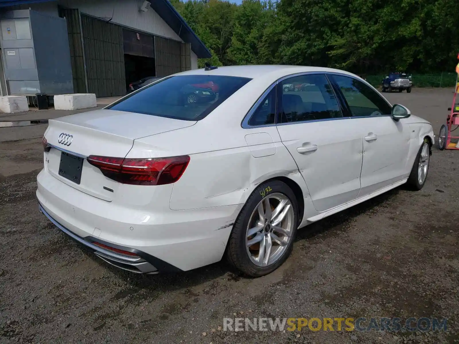 4 Photograph of a damaged car WAUEAAF45MA050876 AUDI A4 2021