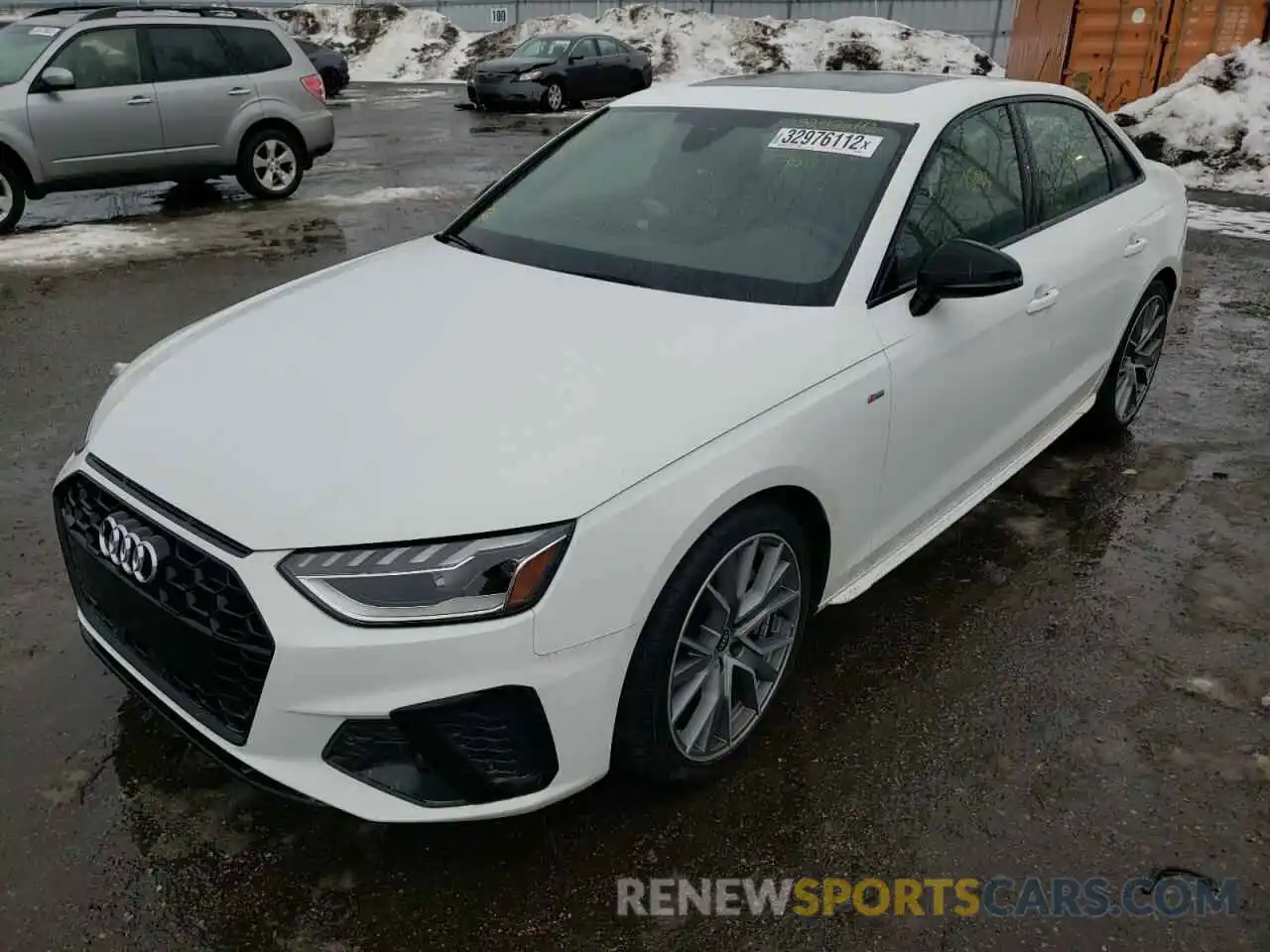 2 Photograph of a damaged car WAUEAAF45MN008393 AUDI A4 2021