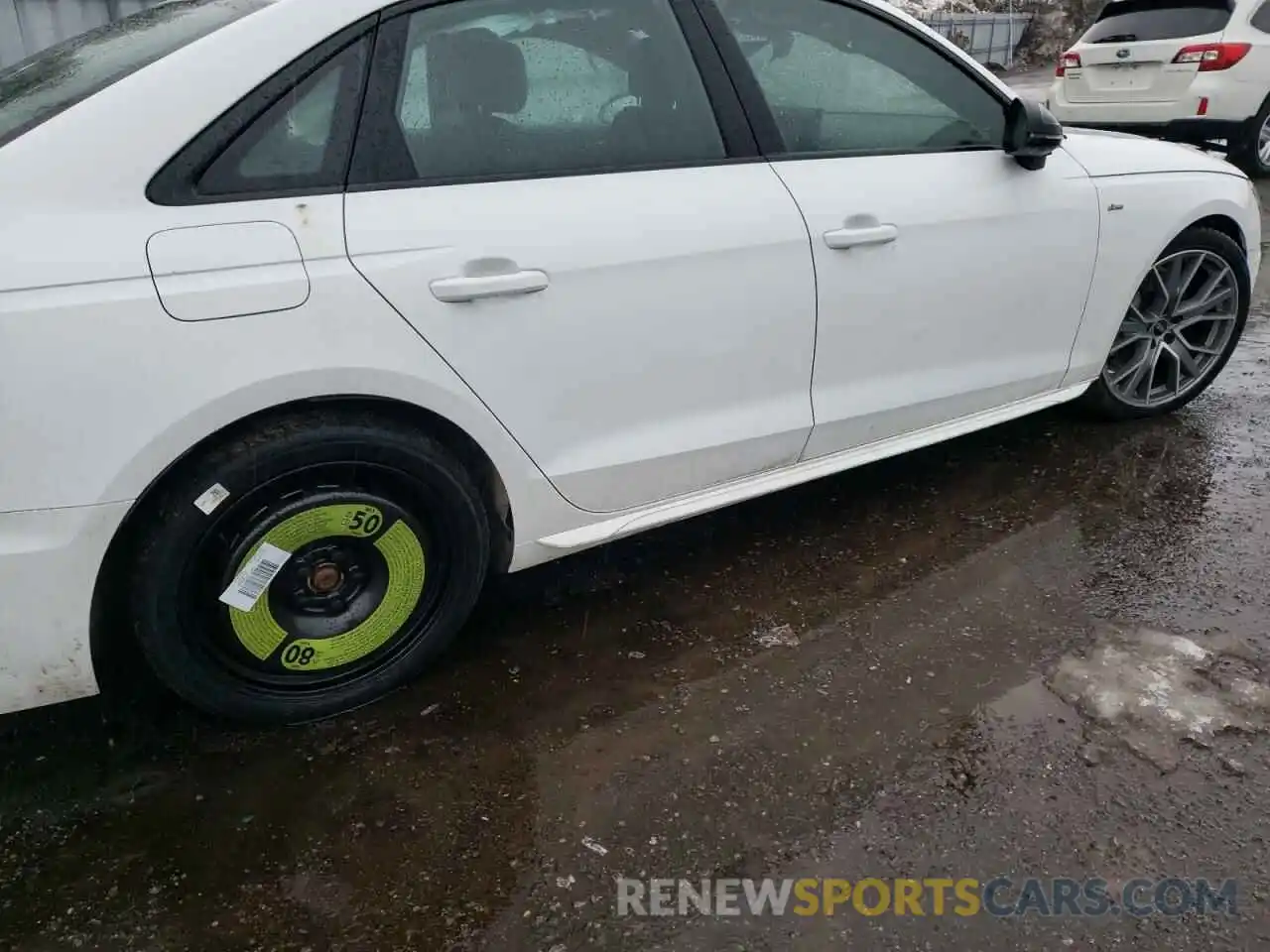 9 Photograph of a damaged car WAUEAAF45MN008393 AUDI A4 2021